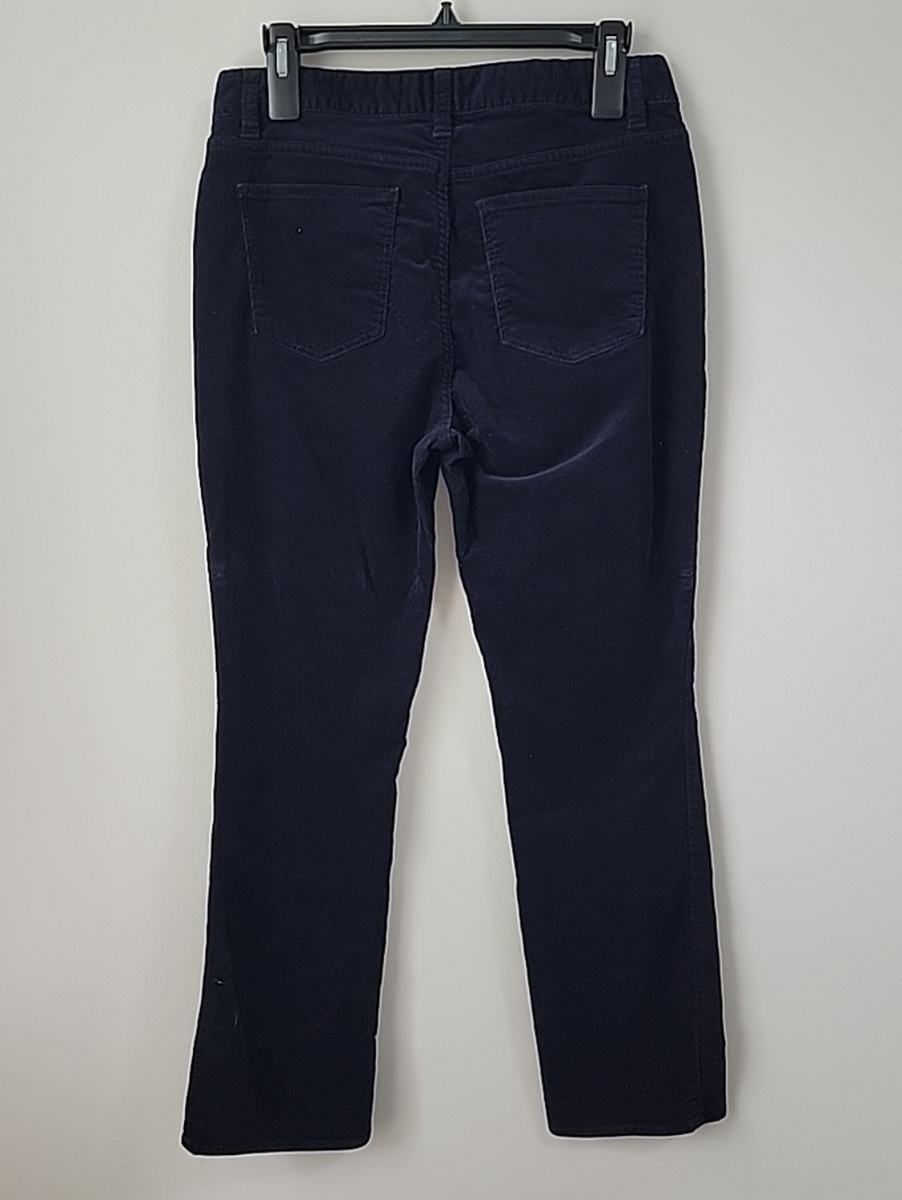 Talbots Womens Heritage Corduroy Jeans Pants Sz 8 Blue Mid Rise Straight Leg EUC - Picture 4 of 8